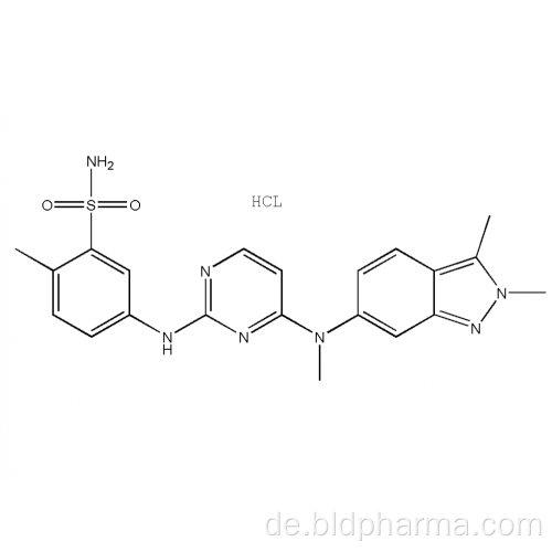 Hohe Reinheit Pazopanib HCl CAS 635702-64-6